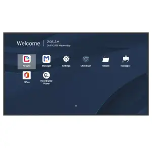 Дисплей VIEWSONIC 55" UHD РК 500 nits, 5000:1, Android 14, 24/7, 4GB DDR4/32GB, HDMI in x3, USB-C x1, RS232 i CDE5514-2C UA