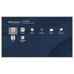 Дисплей VIEWSONIC 75" UHD РК 500 nits, 1500:1, Android 14, 24/7, 4GB DDR4/32GB, HDMI in x3, USB-C x1, RS232 i CDE7514-2C UA