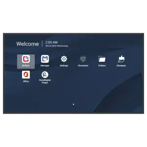 Дисплей VIEWSONIC 65" UHD РК, 500nits, 5000:1, 8G RAM/32GB, OPS slot*1, HDMI-IN*3, HDMI-OUT*1, USB-A*2, USB-C* CDE6531-1C UA