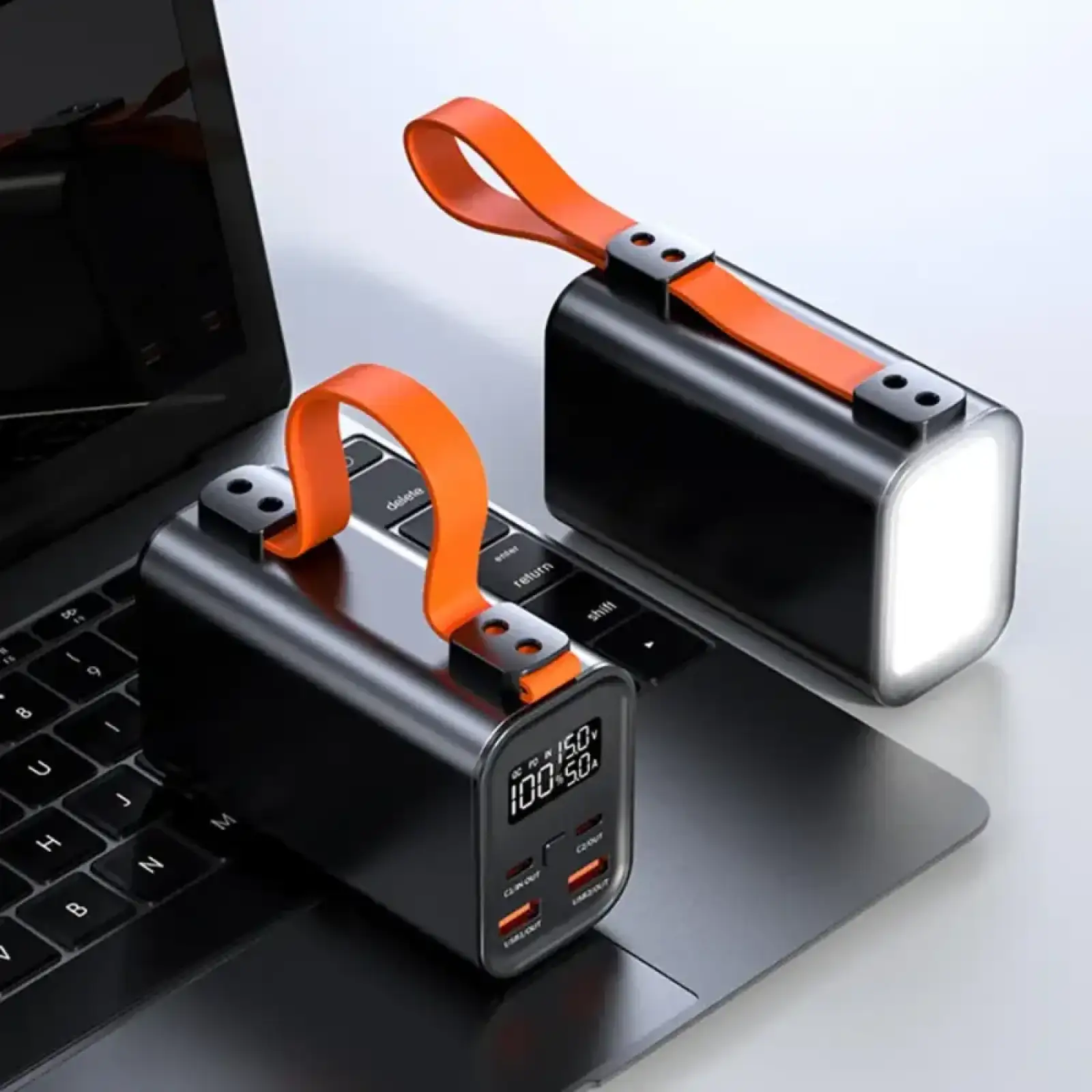 Зовнішній акумулятор ATRIA 100W USB-C laptop/phone Powerbank 60000mAh WPD-101 UA