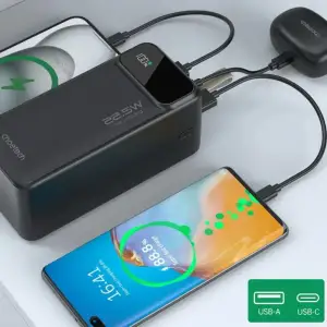 Зовнішній акумулятор Choetech PD22.5w Power Bank 50000mAh B732 UA