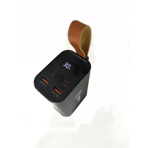 Зовнішній акумулятор ATRIA 130W USB-C laptop/phone Powerbank 30000mAh WPD-130 UA