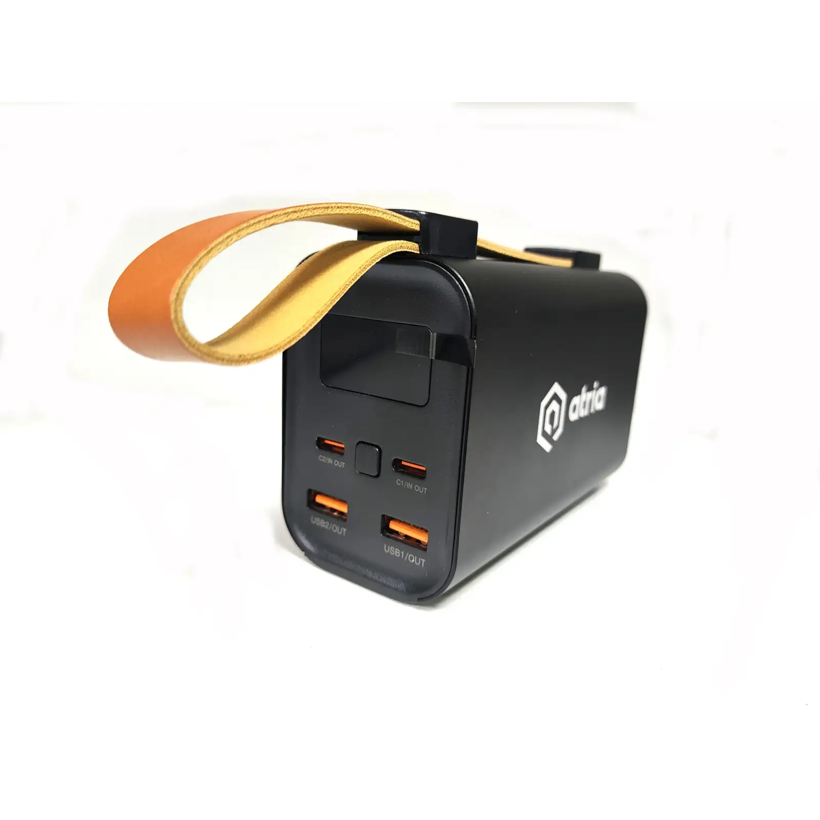 Зовнішній акумулятор ATRIA 130W USB-C laptop/phone Powerbank 30000mAh WPD-130 UA