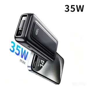 Зовнішній акумулятор ATRIA PD35W USB-C Powerbank 10000mAh WPD-35S UA