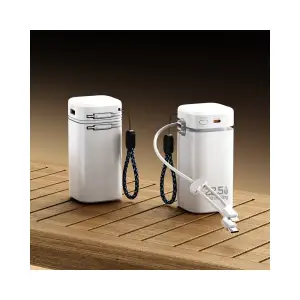 Зовнішній акумулятор ATRIA PD22.5W USB-C Powerbank 20000mAh white WPD-69 UA