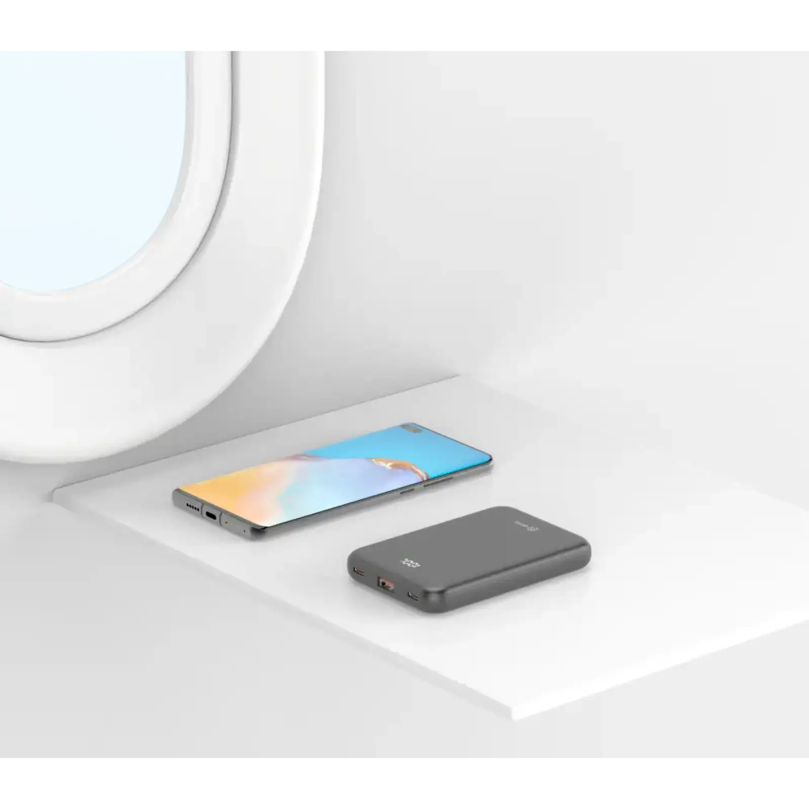 Зовнішній акумулятор ATRIA PD22.5W USB-C Powerbank 10000mAh WPD-P91 UA