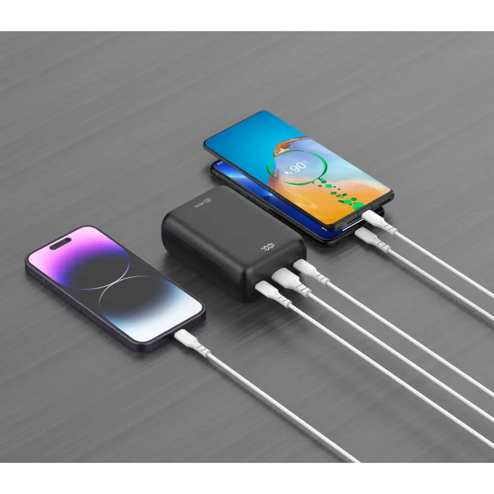 Зовнішній акумулятор ATRIA PD22.5W USB-C Powerbank 30000mAh WPD-P93 UA