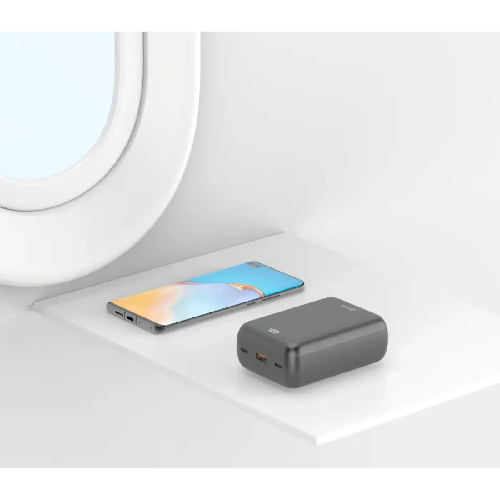 Зовнішній акумулятор ATRIA PD22.5W USB-C Powerbank 30000mAh WPD-P93 UA