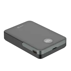 Зовнішній акумулятор ATRIA PD20W USB-C 15W Wireless MagSafe 10000mAh black WPD-W57B UA