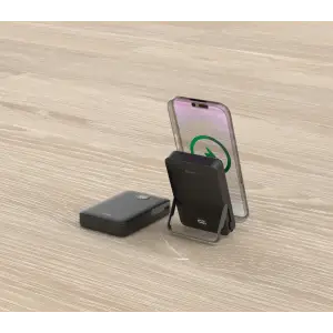 Зовнішній акумулятор ATRIA PD20W USB-C 15W Wireless MagSafe 10000mAh black WPD-W57B UA