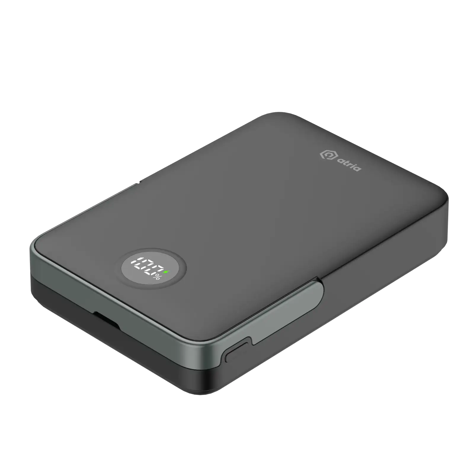 Зовнішній акумулятор ATRIA PD20W USB-C 15W Wireless MagSafe 10000mAh black WPD-W57B UA