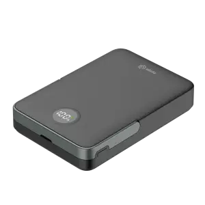 Зовнішній акумулятор ATRIA PD20W USB-C 15W Wireless MagSafe 10000mAh black WPD-W57B UA