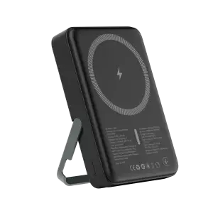 Зовнішній акумулятор ATRIA PD20W USB-C 15W Wireless MagSafe 10000mAh black WPD-W57B UA