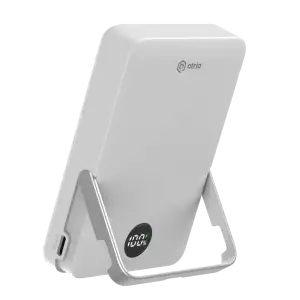 Зовнішній акумулятор ATRIA PD20W USB-C 15W Wireless MagSafe 10000mAh white WPD-W57 UA