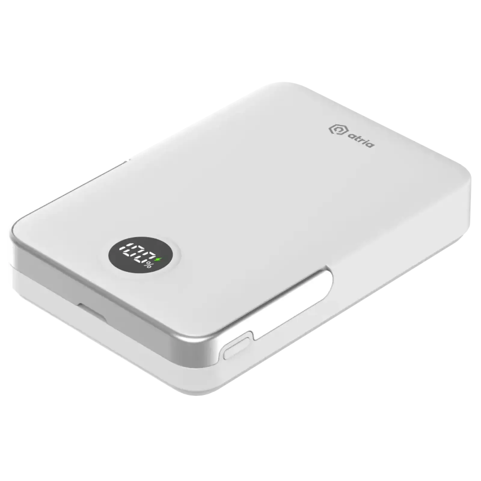 Зовнішній акумулятор ATRIA PD20W USB-C 15W Wireless MagSafe 10000mAh white WPD-W57 UA