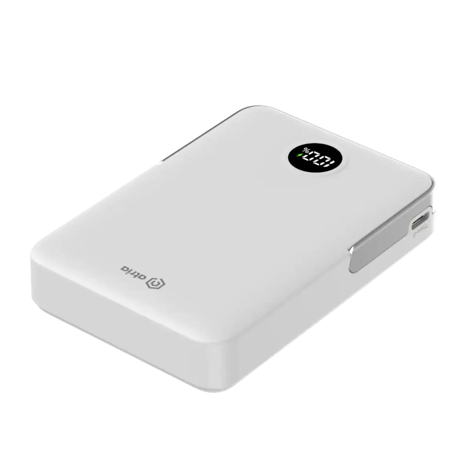 Зовнішній акумулятор ATRIA PD20W USB-C 15W Wireless MagSafe 10000mAh white WPD-W57 UA