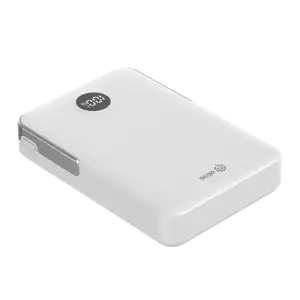 Зовнішній акумулятор ATRIA PD20W USB-C 15W Wireless MagSafe 10000mAh white WPD-W57 UA