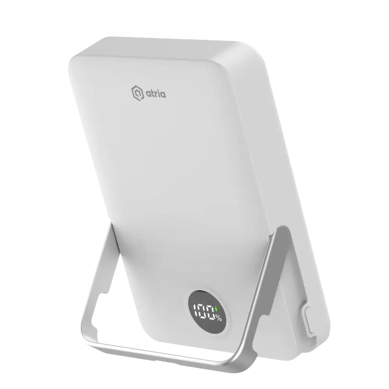 Зовнішній акумулятор ATRIA PD20W USB-C 15W Wireless MagSafe 10000mAh white WPD-W57 UA