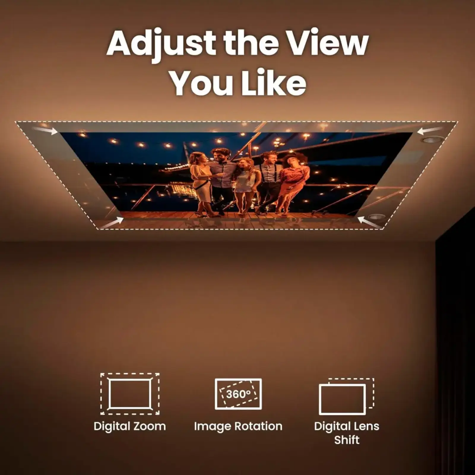 Портативний проектор BENQ GV50 9H.JSR77.59E UA