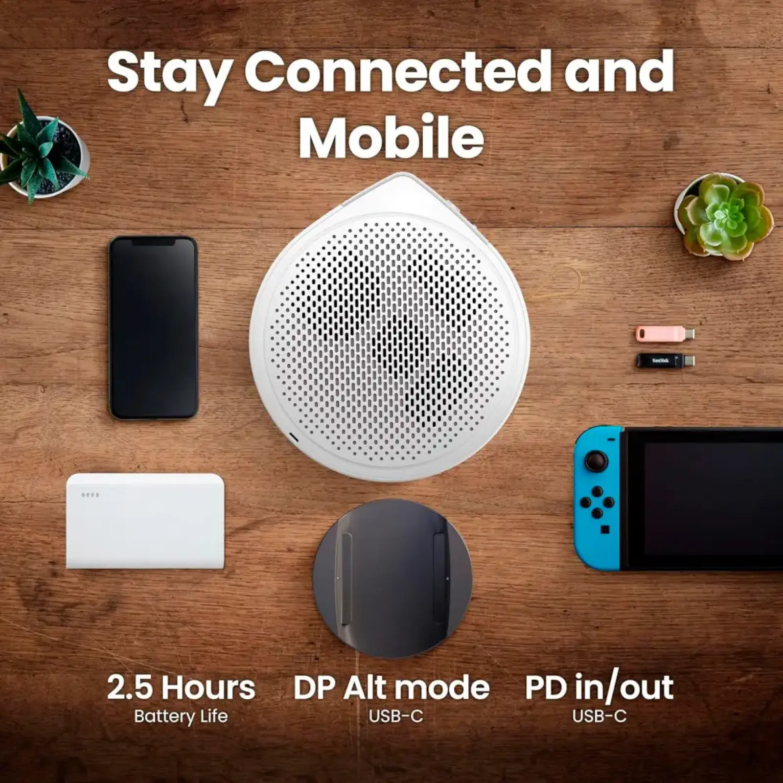 Портативний проектор BENQ GV50 9H.JSR77.59E UA