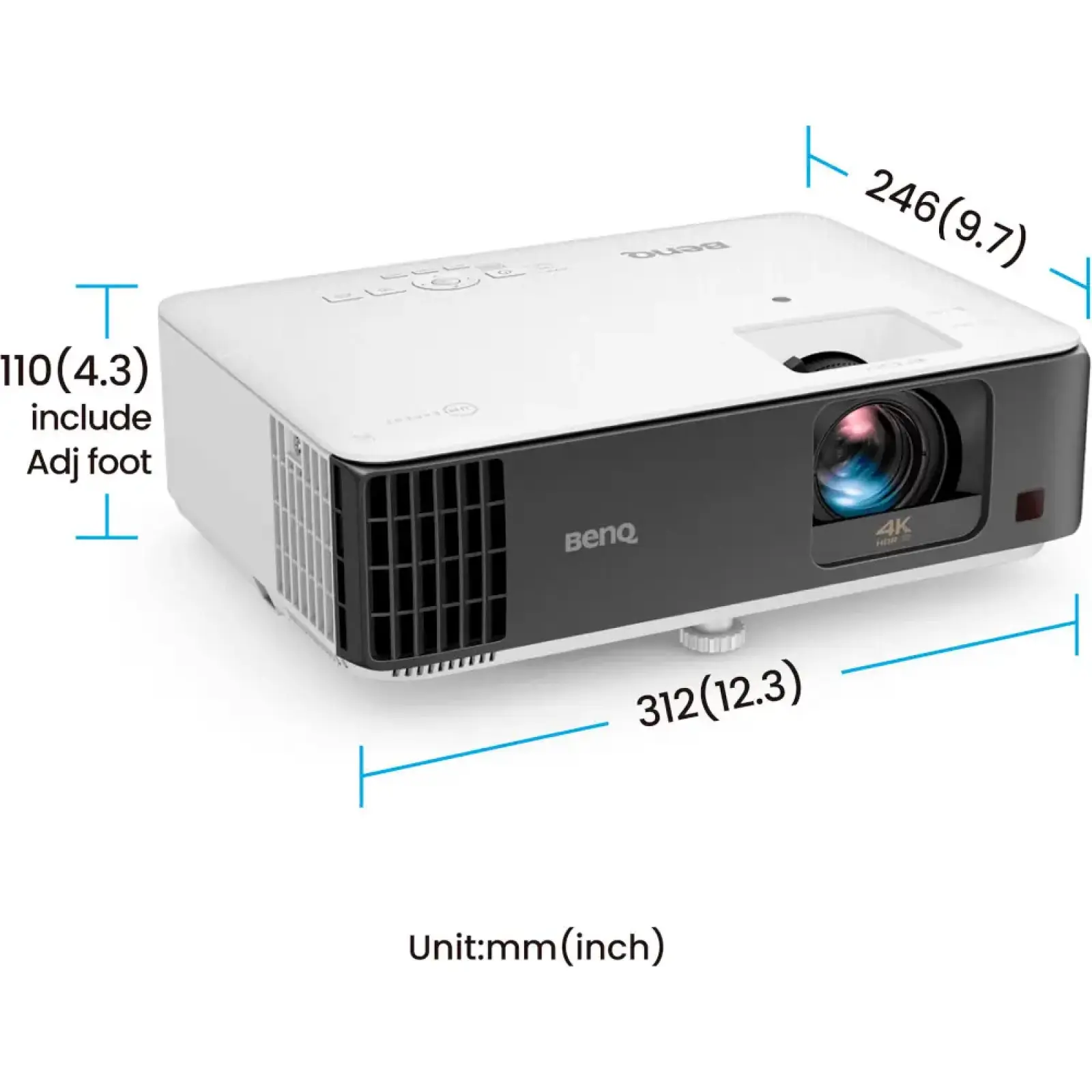 Мультимедійний проектор BenQ TK700STi (9H.JNL77.17E) UA