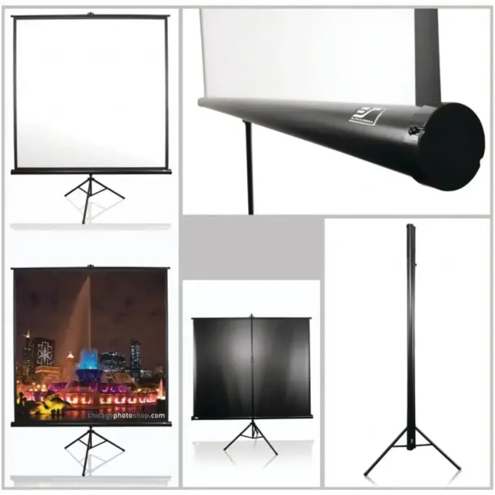 Проекційний екран на тринозі ELITE SCREENS T72UWH UA