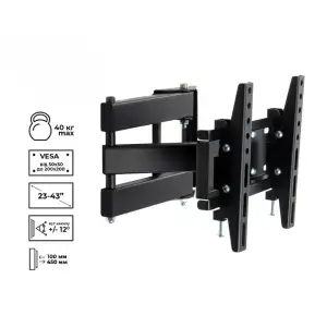 Кріплення для телевізора CHARMOUNT TV02T-R3 Black, 23