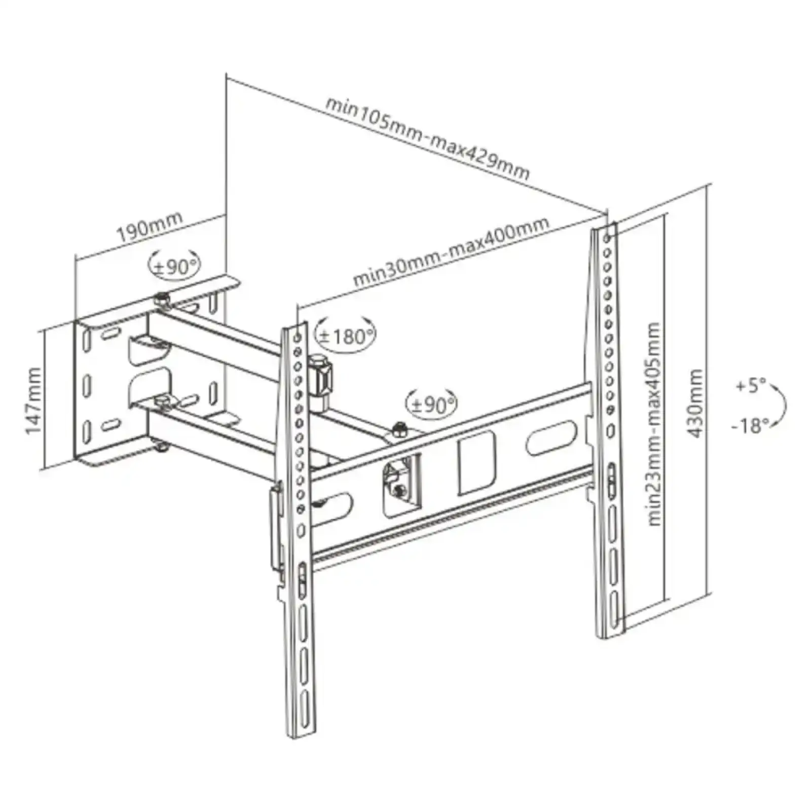 Кронштейн ITech PTRB-4ES, 32