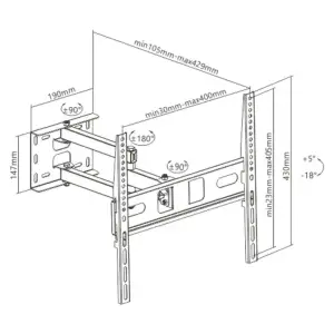 Кронштейн ITech PTRB-4ES, 32