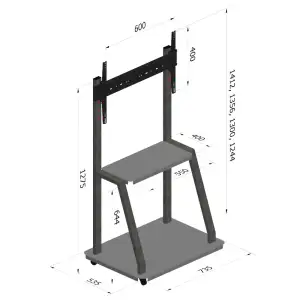 Презентаційна стійка SECTOR ПC-11 Black, 55-75