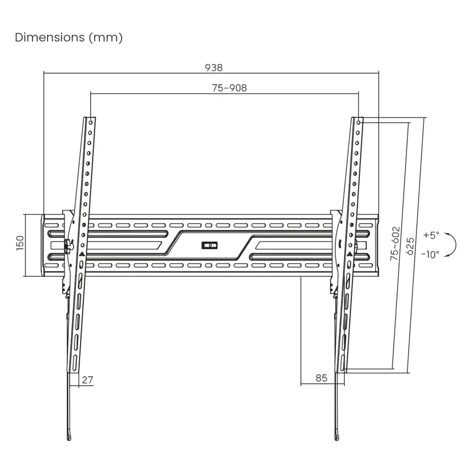 Кронштейн Brateck KL38-69T UA