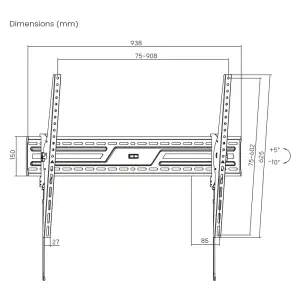 Кронштейн Brateck KL38-69T UA