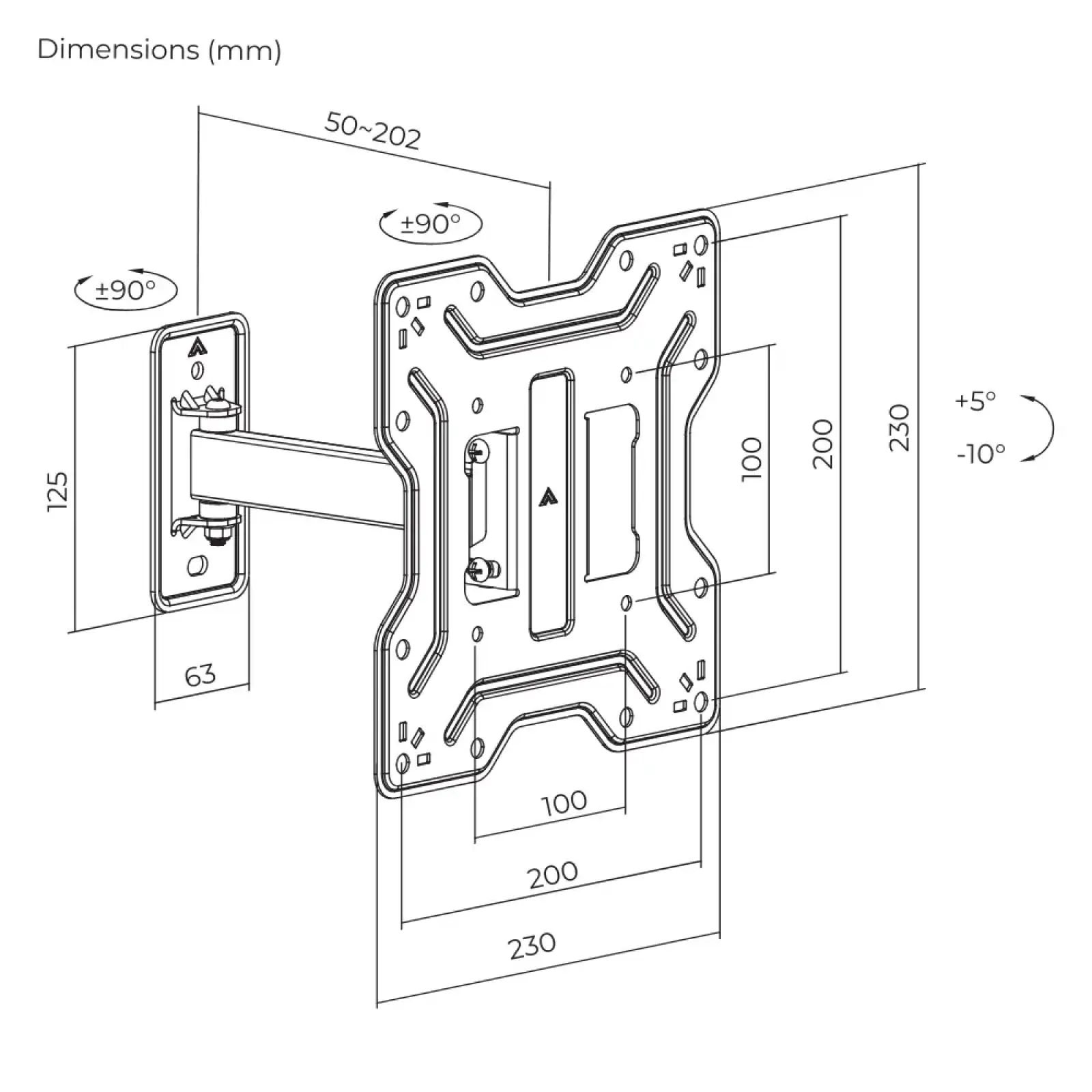 Кронштейн ITech LCD222 UA