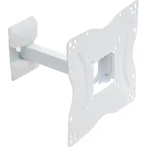 Кріплення для телевізора SECTOR ТV2 WHITE, 13"-55", до 30 кг, VESA від 75*75 до 200*200, Поворот: -90°~+90° TV2 White UA