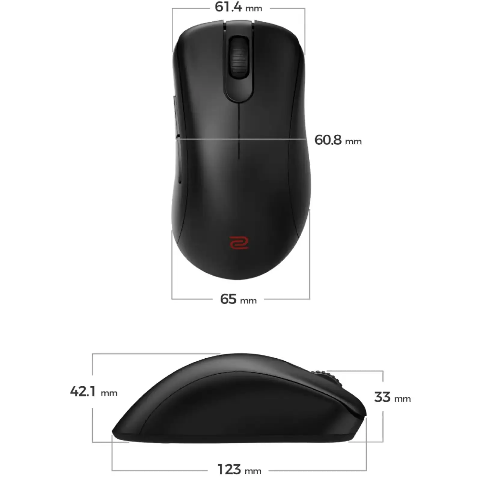 Миша Zowie EC2-DW Black (9H.N4VBE.A2E) UA
