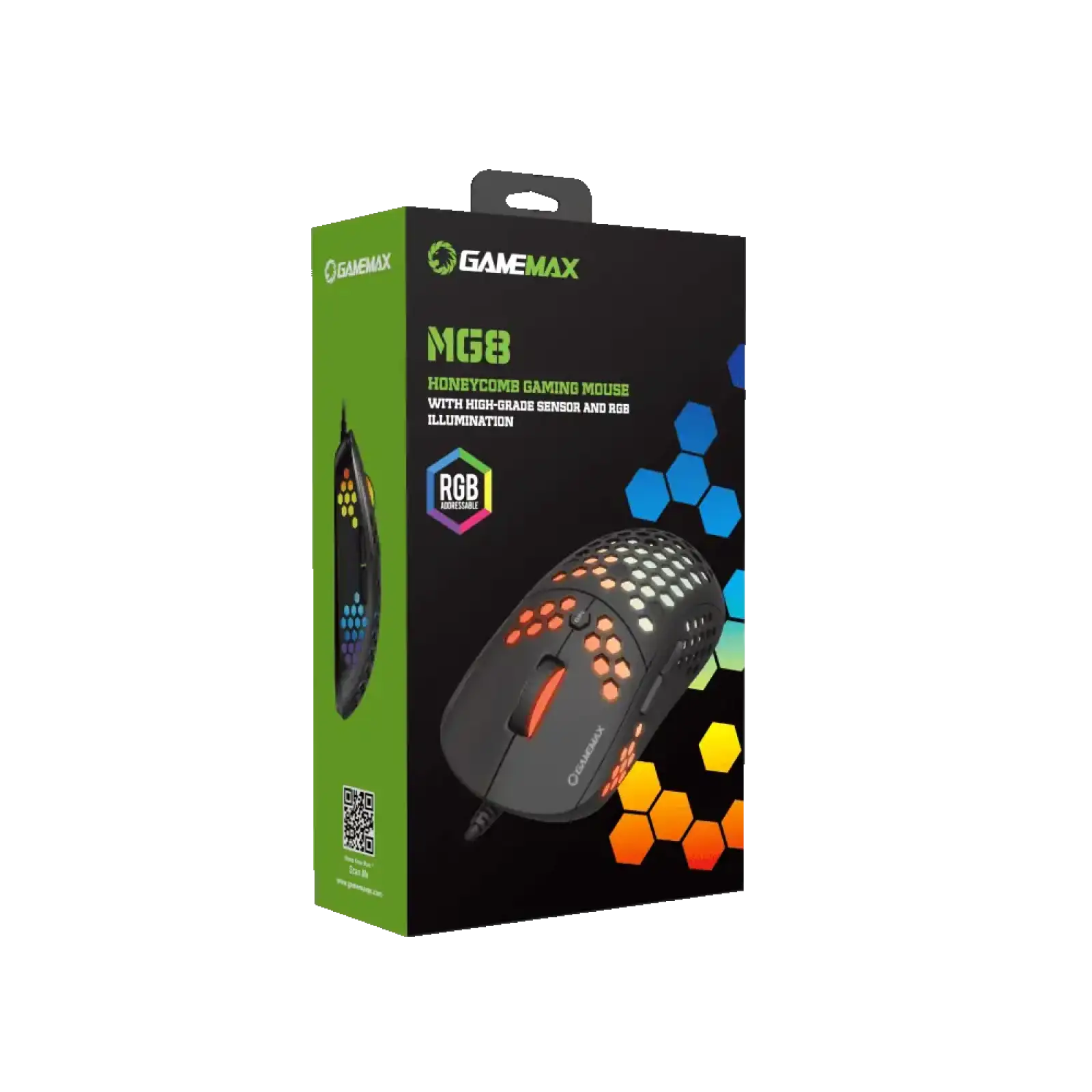 Миша геймінгова GAMEMAX MG8 6400dpi USB Cable len gth 1,8м UA