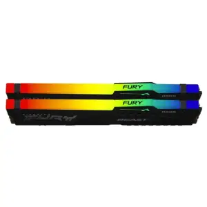 Модуль пам'яті KINGSTON 64GB DDR5 5600MHz Fury Beast RGB XMP (2x32) KF556C40BBAK2-64 UA