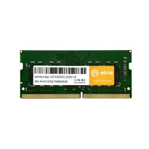Модуль пам'яті ATRIA 8 GB SO-DIMM DDR4 3200 MHz (UAT43200CL22SK1/8) UA