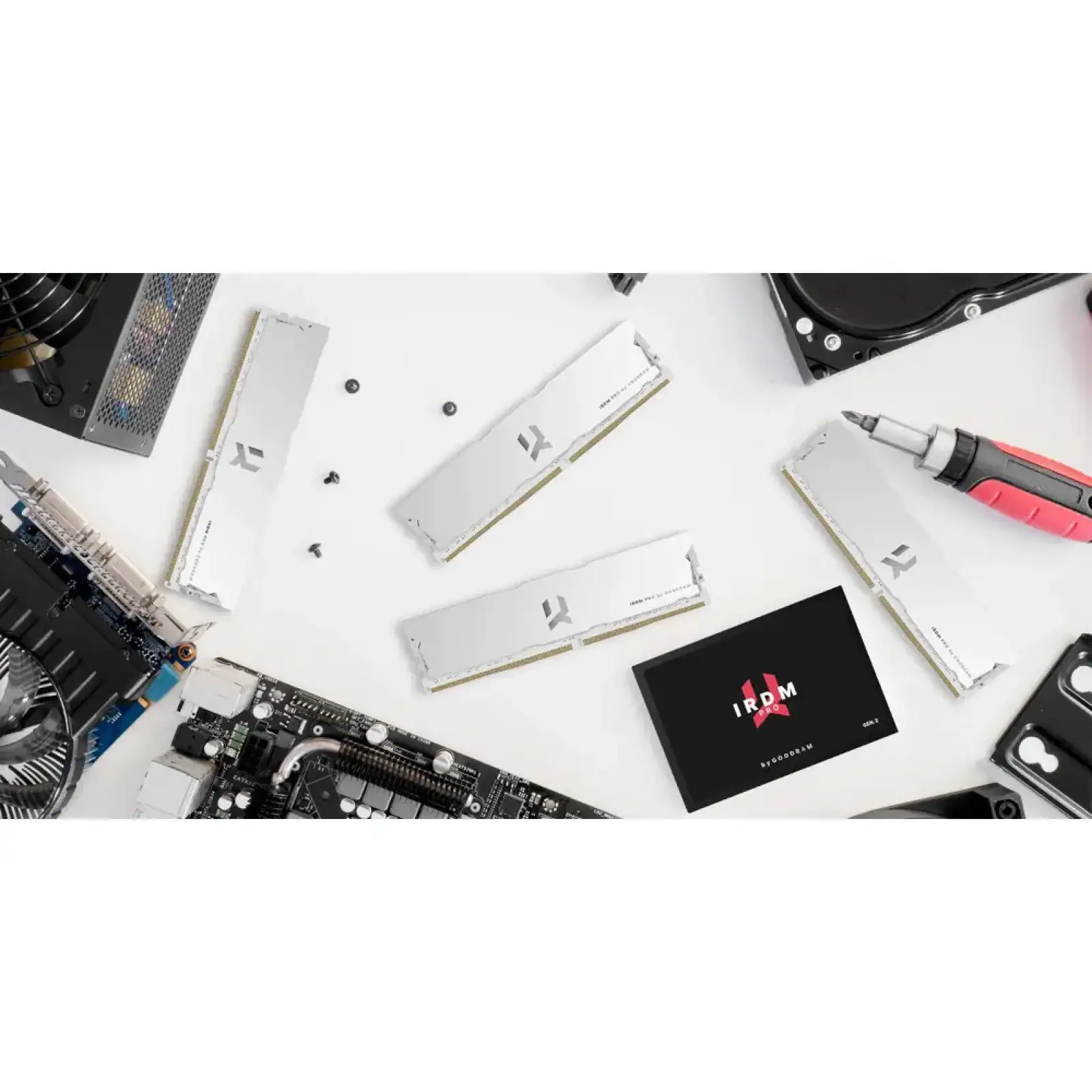 Модуль пам'яті GOODRAM 16Gb DDR4 3600MHz IRDM PRO White (2 x8) IRP-W3600D4V64L18S/16GDC UA