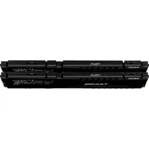 Модуль пам'яті KINGSTON 32Gb DDR5 6400MHz Fury Beast Black (2x16) EXPO KF564C32BBEK2-32 UA