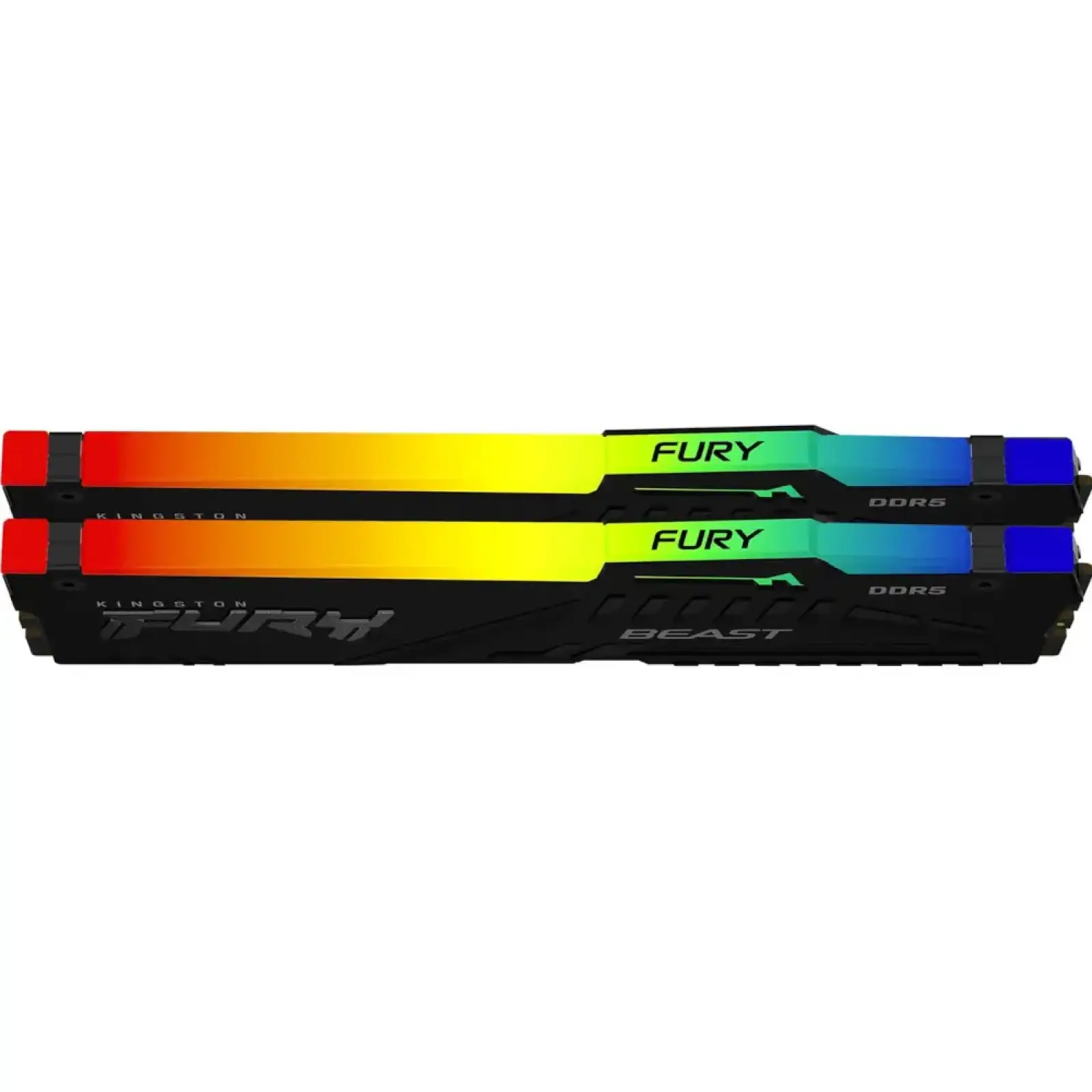 Модуль пам'яті KINGSTON 32Gb DDR5 6400MHz Fury Beast RGB (2 x16) EXPO KF564C32BBEAK2-32 UA