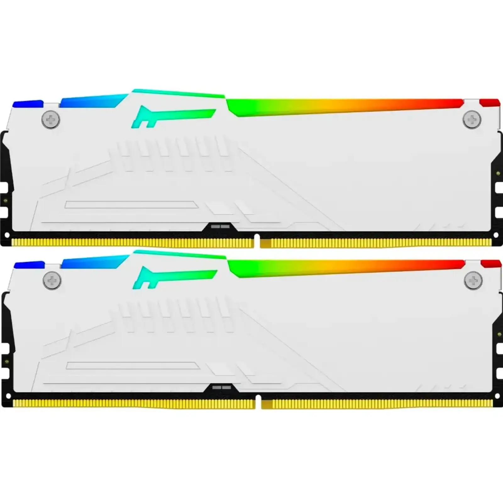 Модуль пам'яті KINGSTON 32Gb DDR5 6400MHz Fury Beast White RGB (2x16) EXPO KF564C32BWEAK2-32 UA