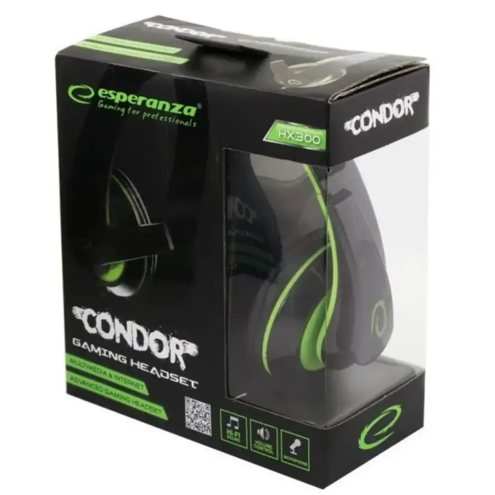 Гарнитура ESPERANZA EGH300G Green UA