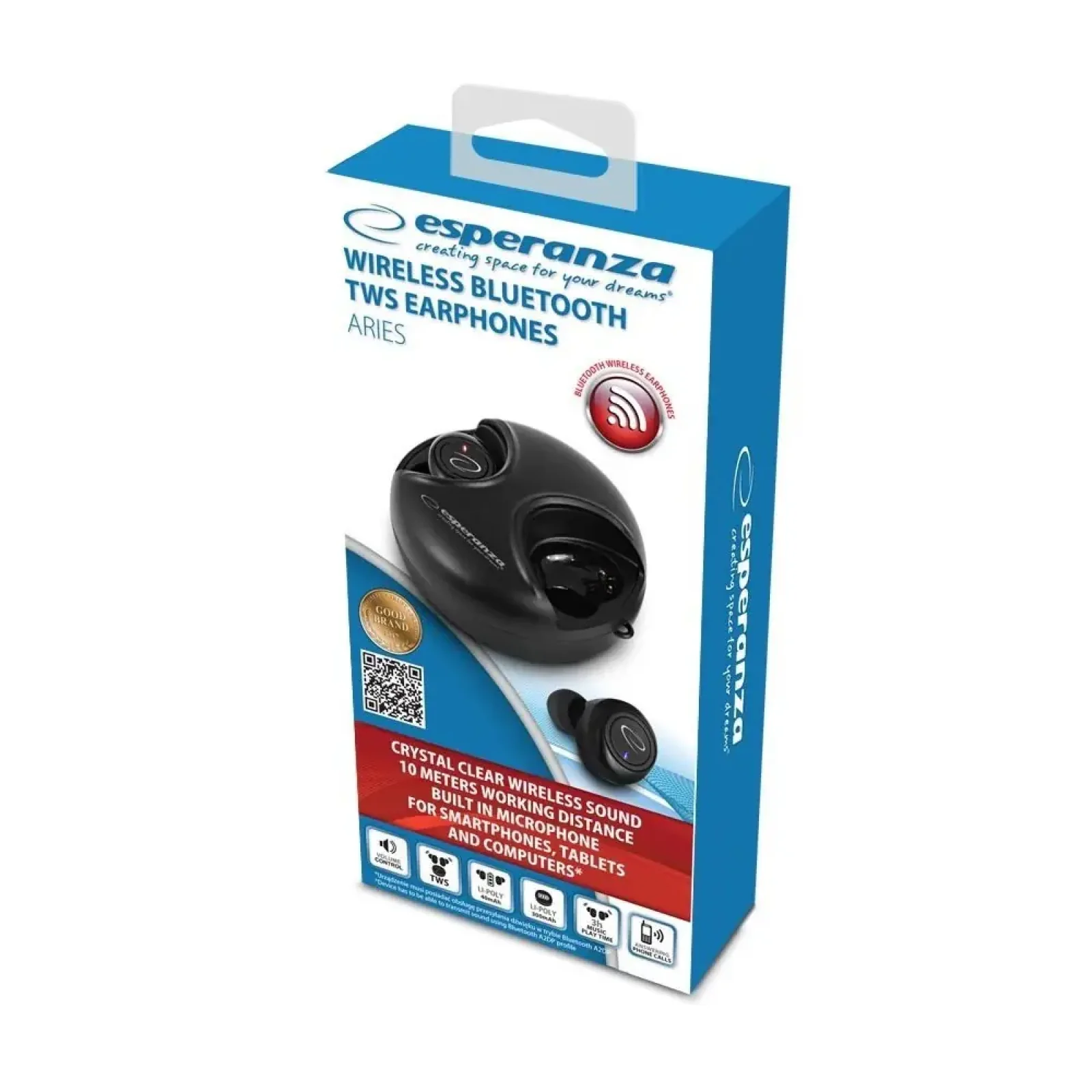 Наушники ESPERANZA Aries Black (EH228K) UA