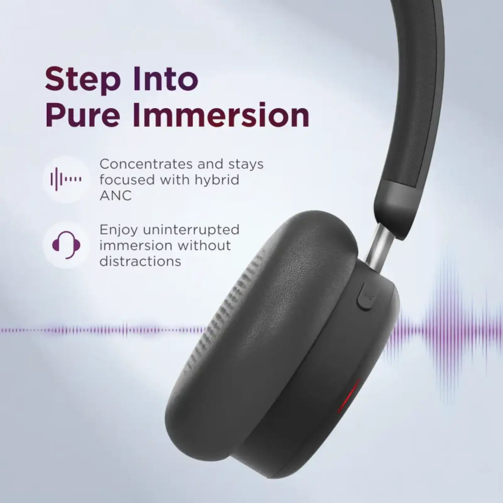 Гарнитура Lenovo Dual-Mode Wireless ANC Headset 6550 (4XD1S19777) UA