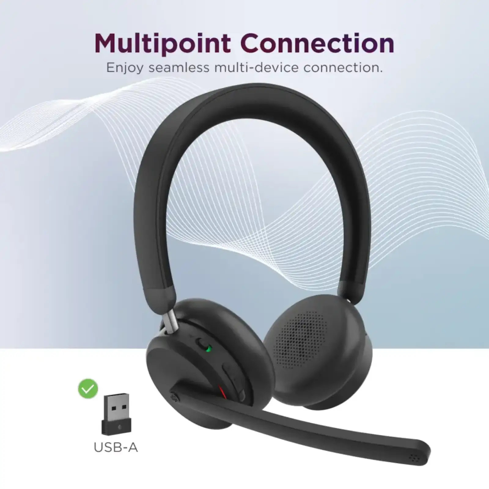 Гарнитура Lenovo Dual-Mode Wireless ANC Headset 6550 (4XD1S19777) UA