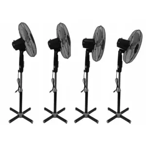 Вентилятор ESPERANZA підлоговий,чорно-сірий, 3 швидкості, 3 лопасті, управління кнопкове EHF001KE UA