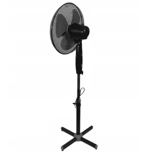 Вентилятор ESPERANZA підлоговий,чорно-сірий, 3 швидкості, 3 лопасті, управління кнопкове EHF001KE UA