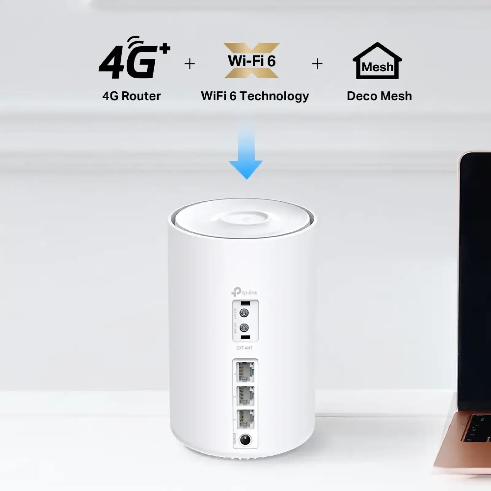 Домашня Mesh система з 4G+ Tp-Link, Deco X10-4G(1- pack) Deco X10-4G(1-pack) UA