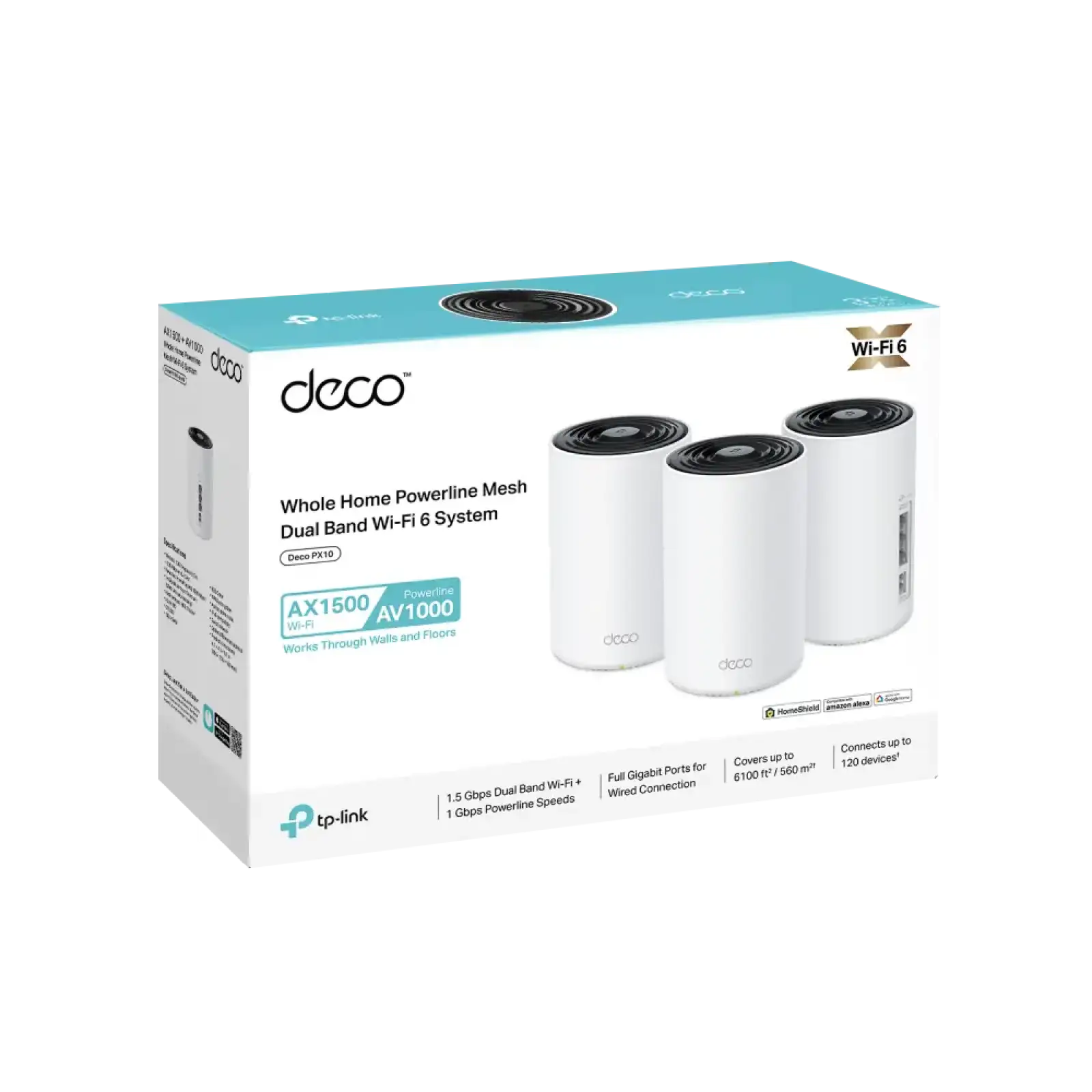Домашня Mesh Wi-Fi система Tp-Link Deco PX10(3-pack) UA